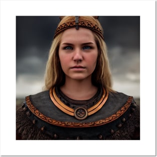 Viking Shield Maiden Posters and Art